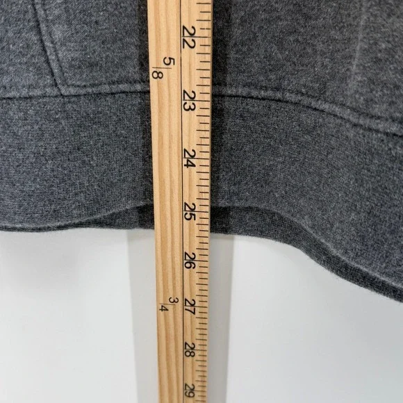 Nike Sportswear Club Fleece Pullover Hoodie Dark Gray Heather Men's Medium - Picture 5 of 7